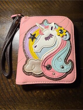 Chala Handbags Unicorn Zip-Around Wallet/Wristlet Unicorn Collectors Unicorn